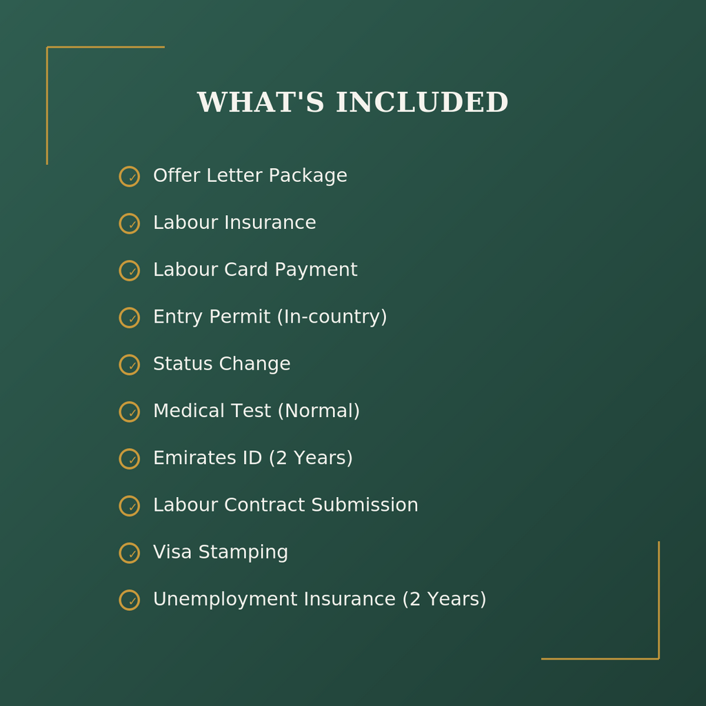 Employment Visa Services — Category 2 (Inside Country)